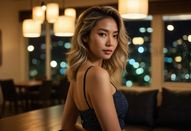夜幕下的广告总监